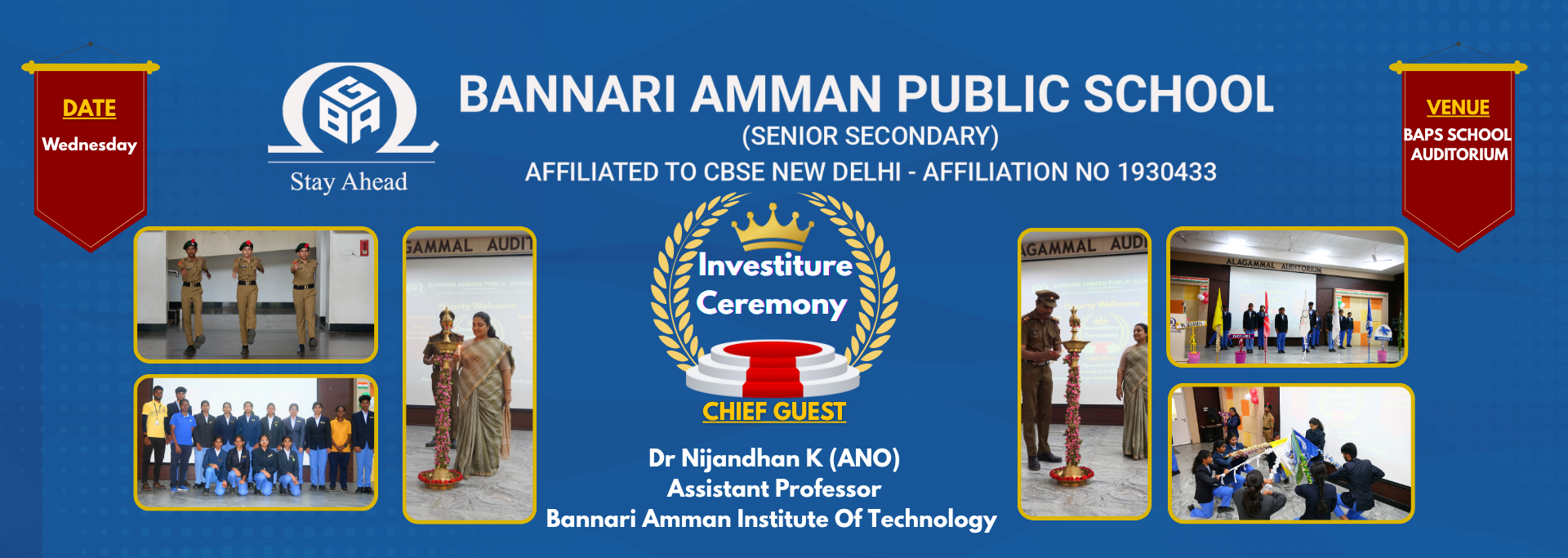 BAPS Celebrating Our School Toppers X CBSE Board Examination 2023-2024