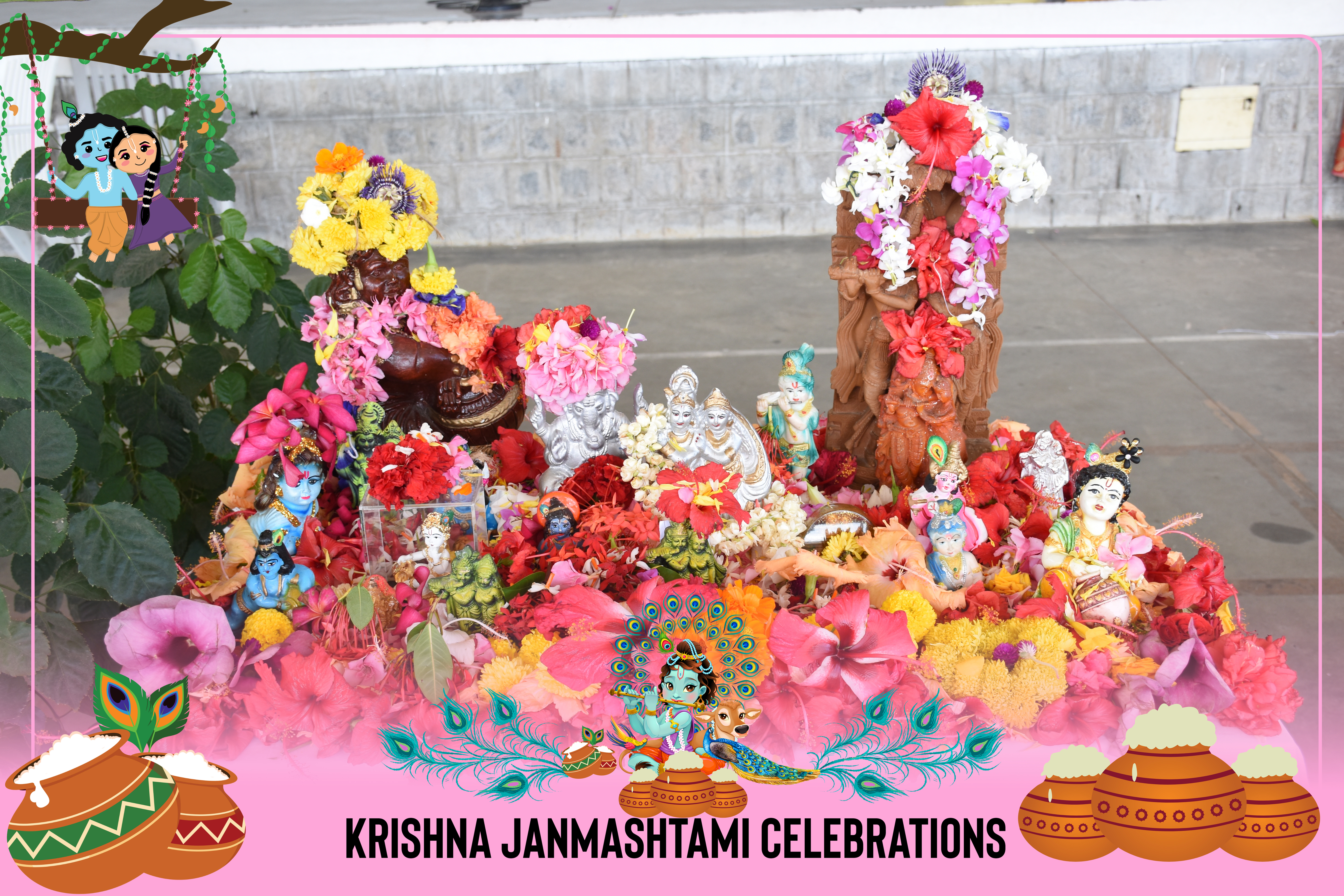 Krishna Janmashtami Celebrations at Bannari Amman Vidya Niketan Matriculation Higher Secondary School Sathyamangalam