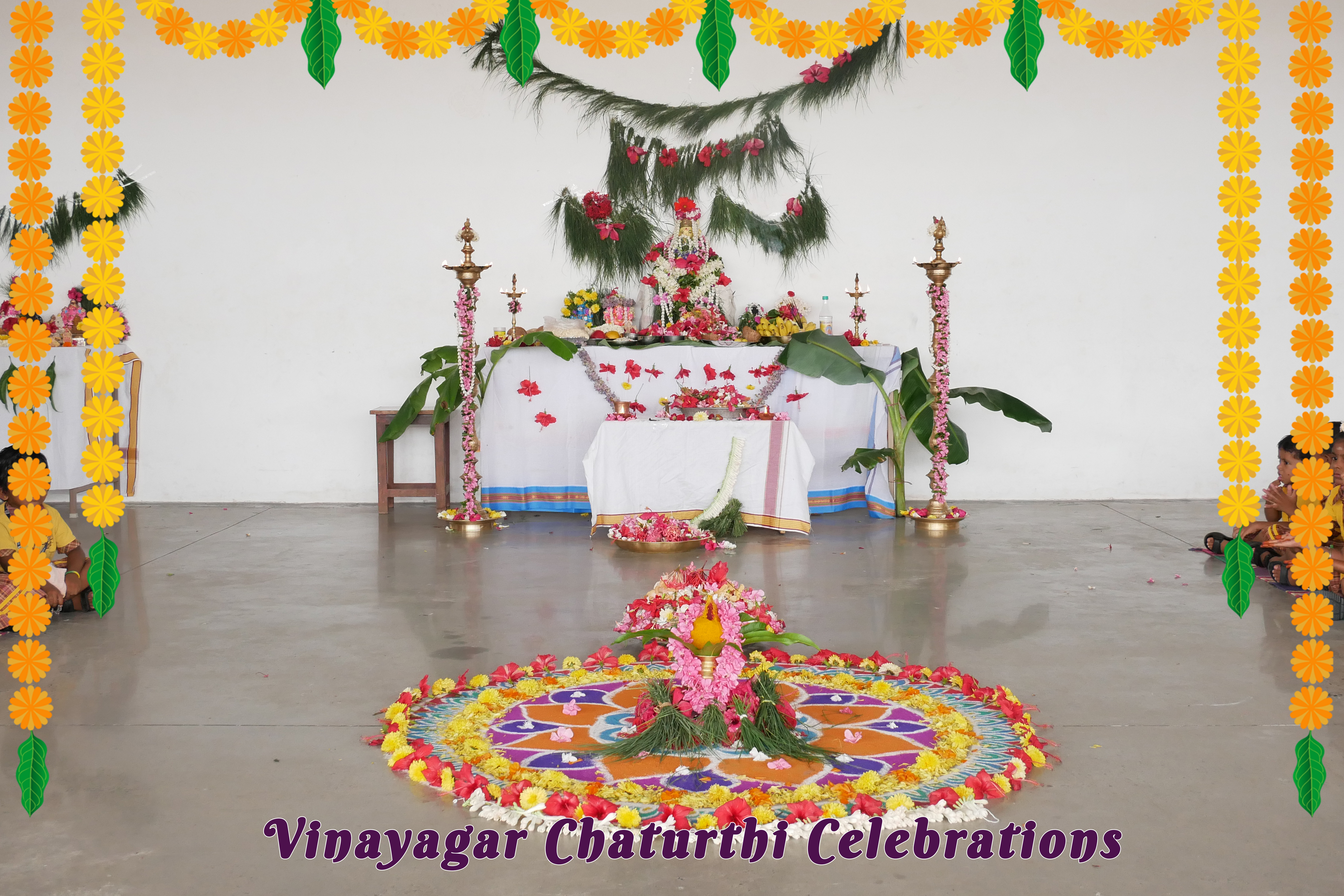Vinayagar Chaturthi Celebrations at Bannari Amman Vidya Niketan Matriculation Higher Secondary School Sathyamangalam